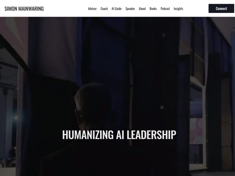 Simon Mainwaring website homepage